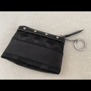 Coach Signature Key Pouch Wallet NWOT